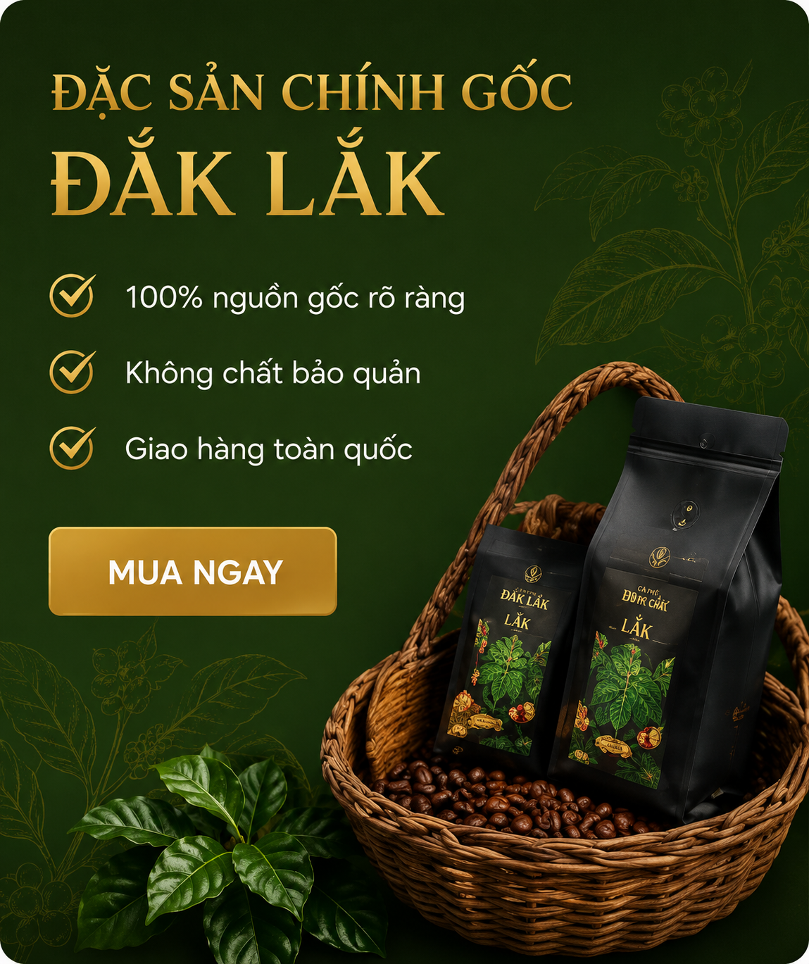 Đặc sản chính gốc Đăk Lăk